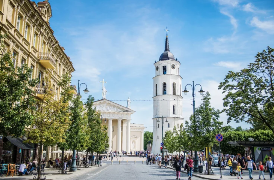 Cathedral Square, Vilnius, Lithuania